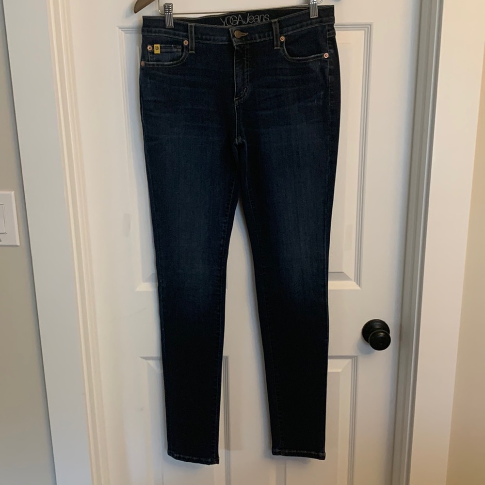 Yoga Jeans Women's Dark Blue Skinny Jeans